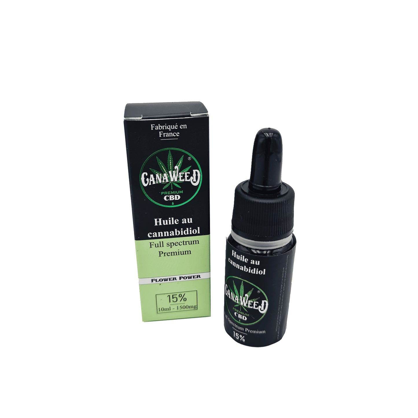 Huile de CBD Full Spectrum MCT 15% bio